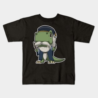 Old Dino wizard Kids T-Shirt